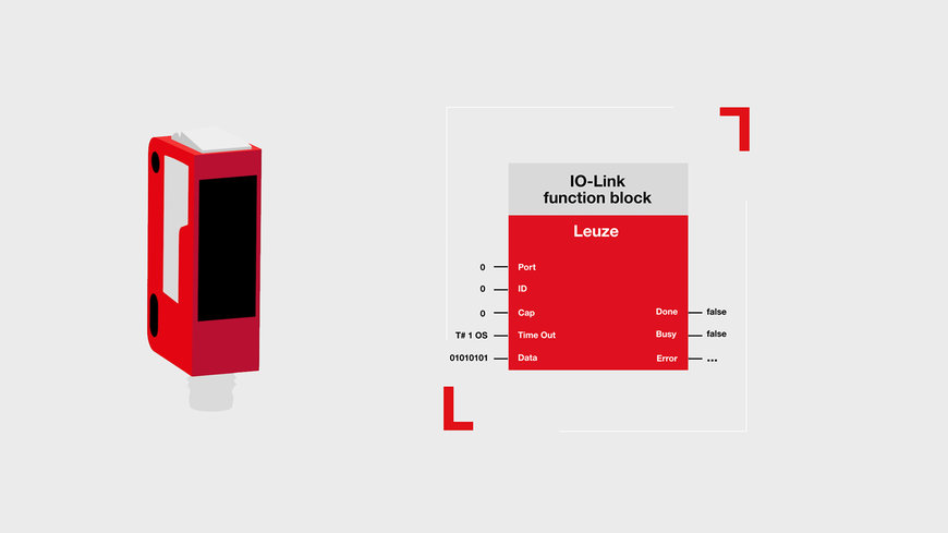 I/O-link med färdiga funktionsblock